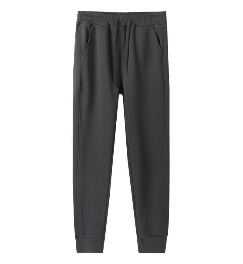 

2025 Women s Versatile Fleece-Lined Cotton Sweatpants: Loose, Cuffed, Casual Long Pants for Autumn and Winter. 4XL сірий колір/деревне вугілля