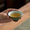 Ceramic Tea Cup Vintage Kung Fu Small Tea Bowl Coarse Pottery Tea Set