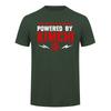 Funny Powered By Kimchi Shirt Unisex Korean BBQ Food Graphic Tee Spicy Kimchi Lover T Shirt Casual Streetwear Short Sleeve DA