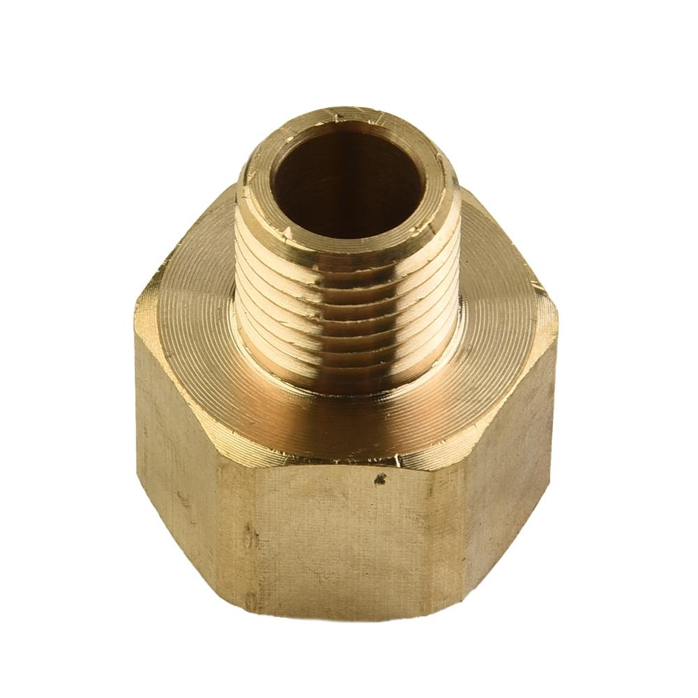 Leak proof Hose Adapter Golden 3cm 1.18inch Washer Rotatable Brass Connector