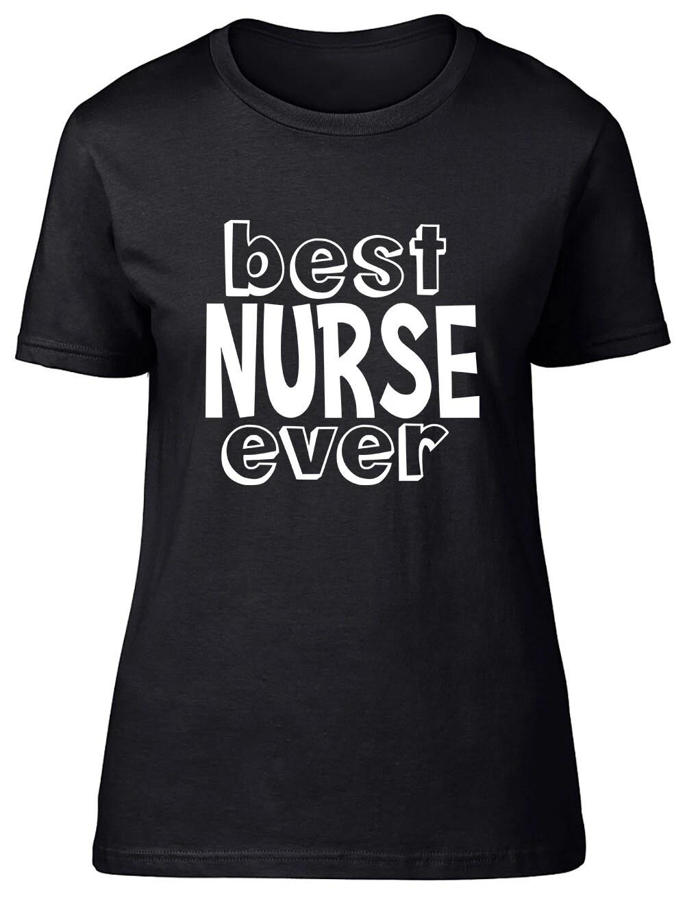 Best Nurse Ever Fitted Womens Ladies T Shirt XS