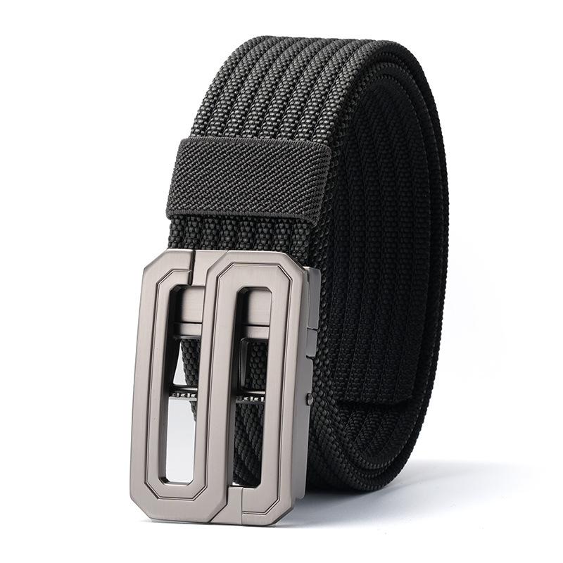 

Мужской ремень Автоматическая пряжка Прочный нейлоновый тактический плетеный ремень Для среднего и молодого возраста Уличный ремень Ремень Ремень Мужской 120cm