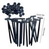 100pcs Nylon Cable Ties Buckle Auto Fastener Screw Replacement Clip Car Fenders Trunk Engine Guard Panel Wire Management Tools