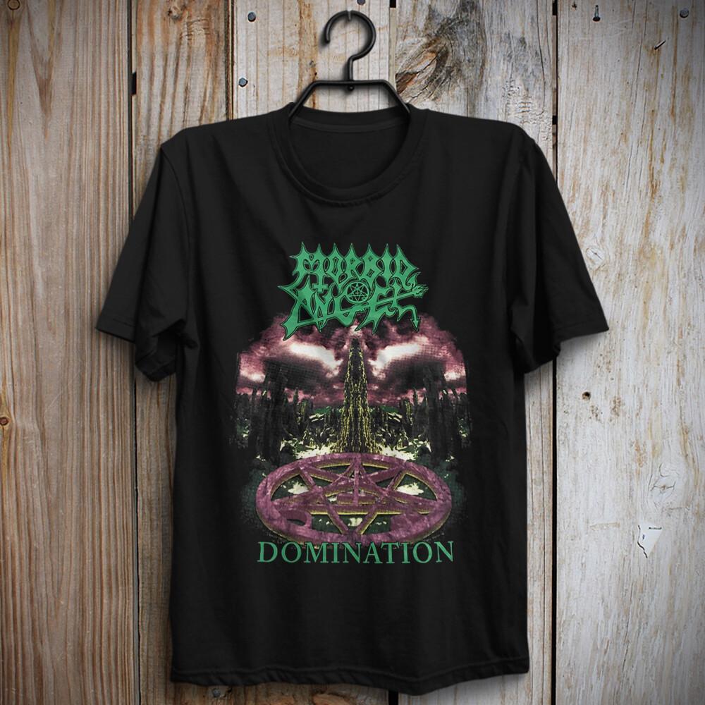 Domination Tee Morbid Angel Band Where the Slime Live Trey Azagthoth Covenant S