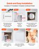 Access Panel for Drywall, 39x39 cm Galvanized Steel Access Door, Easy Install Hinged Service Panel with Screwdriver Latch, for Ceiling Plumbing