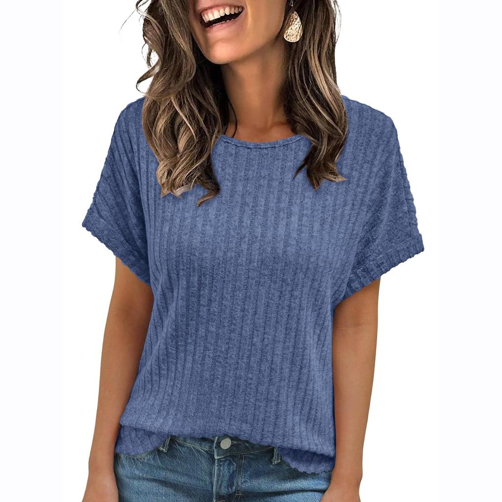 Women Casual Loose Shirts Fashion Tops T-shirts Tee