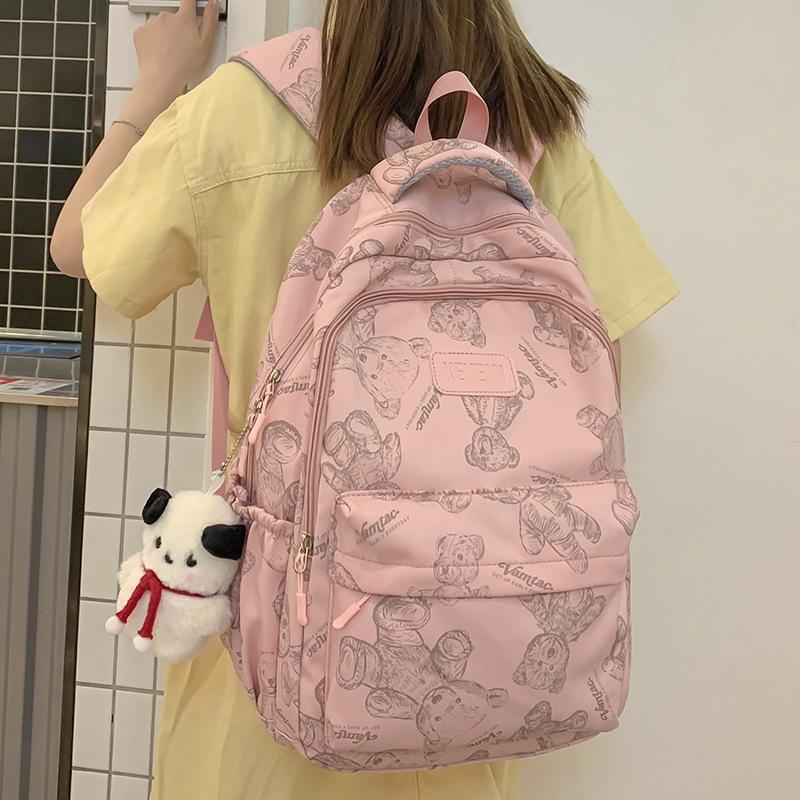Girls and Children Elementary School Students Cute Bear Middle School Students Junior High School Students Backpack