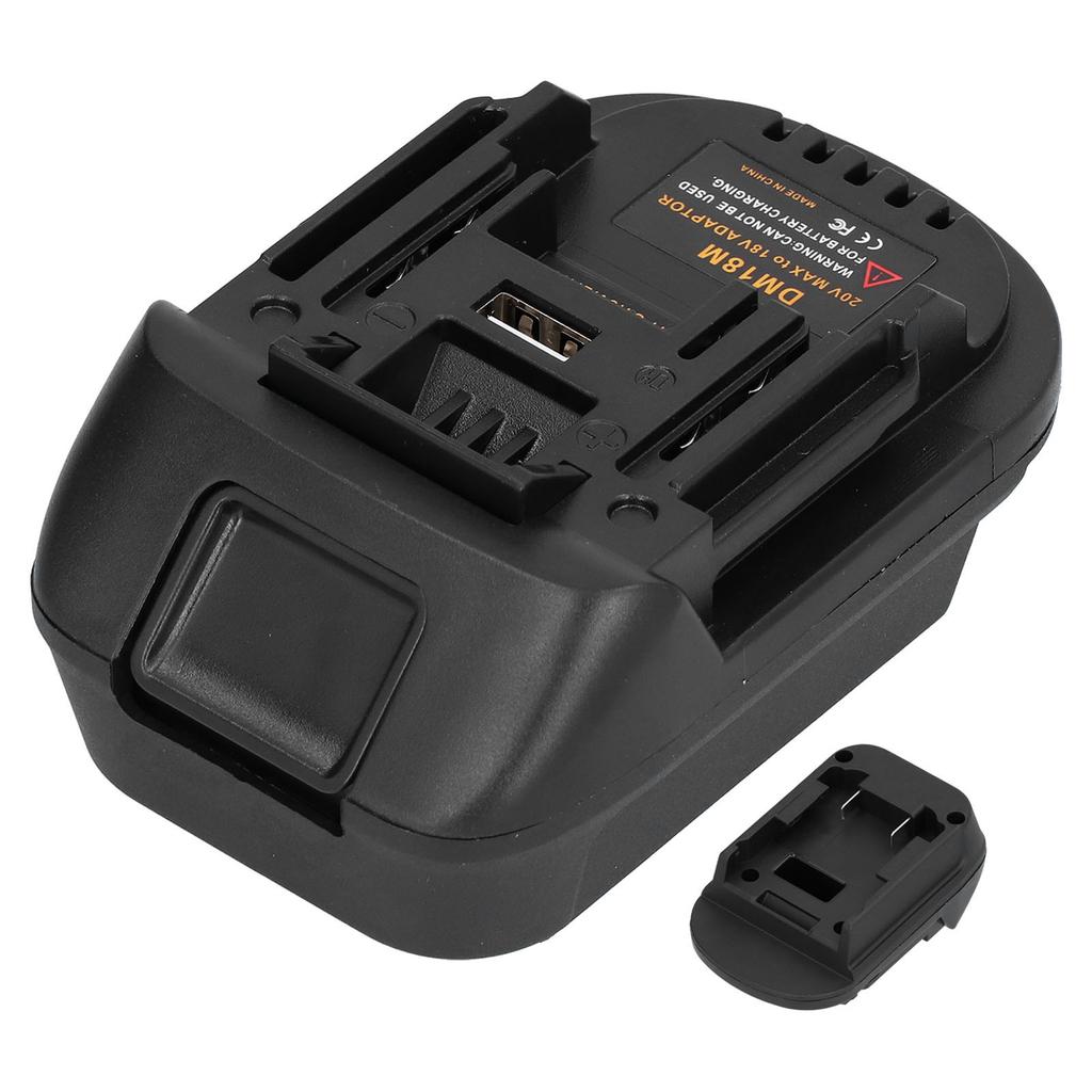 DM18M batteriadapter for Milwaukee 20V batteri DCB200 DCB203 DCB205 DCB206 M18 BL1830 BL1840