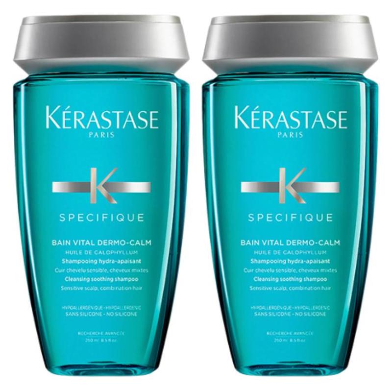 Kerastase Soothing Silk Shampoo Hair Care Nourishing Cleansing Rose /// 250ml*2