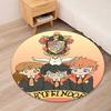 Harry Potter Printed Round Rug Carpet Chair Rug Area Rug Entryway Doormats,for Office Chair Living Room Bedroom Kitchen Room.