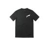 Li-Ning Plain Logo Minimalist Fashion Versatile Breathable Pullover Short Sleeve Casual Sports Suit Unisex suits Black YATW097-1