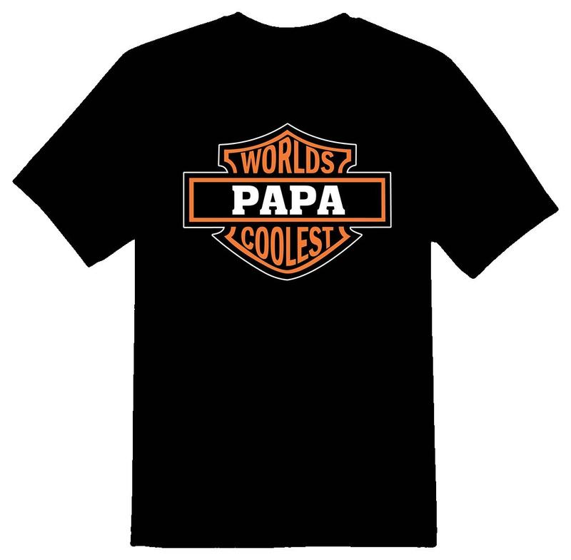 

Worlds coolest Papa black or white Unisex T-Shirt XXL