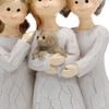 Engel Schwestern Figurine Memorial Freundschaft Harz Dekorative 3 Mädchen Engel Statue Ornament für Home