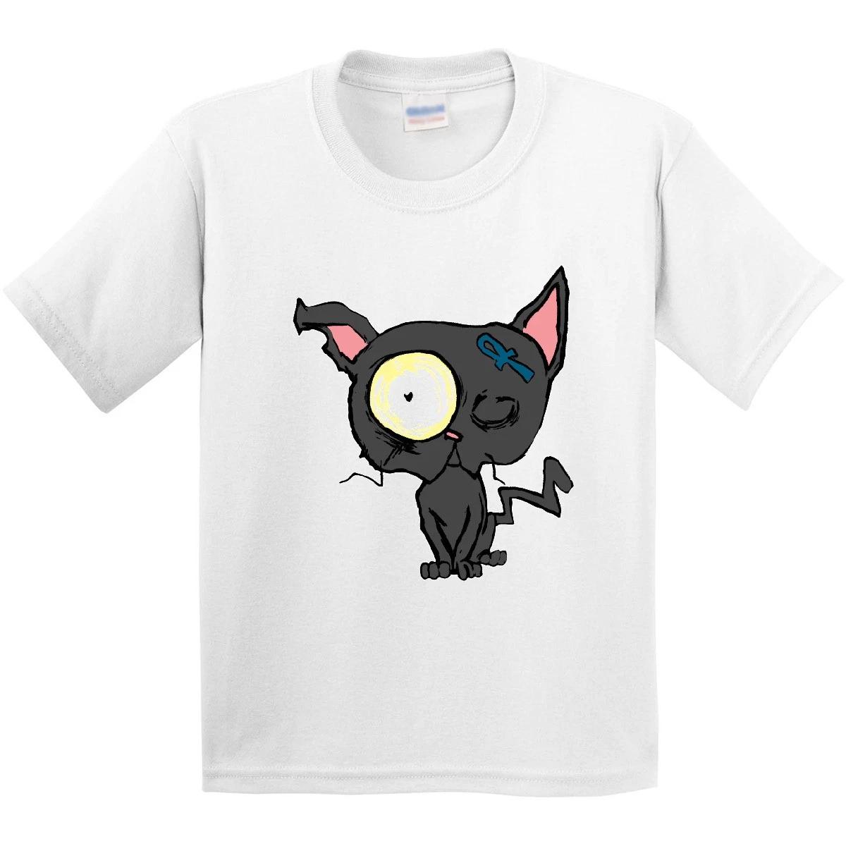 

Inktastic Goth Animals Pets Black Cat Youth kids boys T-Shirt Pop Culture Style Clothes 130
