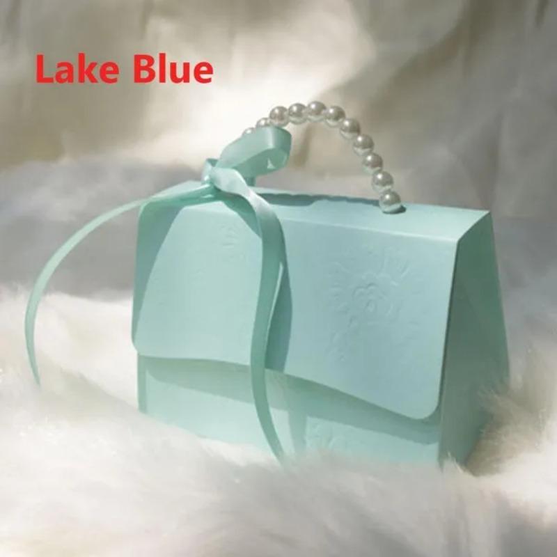 2 Pcs Flowers Portable Candy Box Party Wedding Favor Candy Boxes Baby Shower Gift Boxes Wedding Party Favor Box Candy Gift Bags