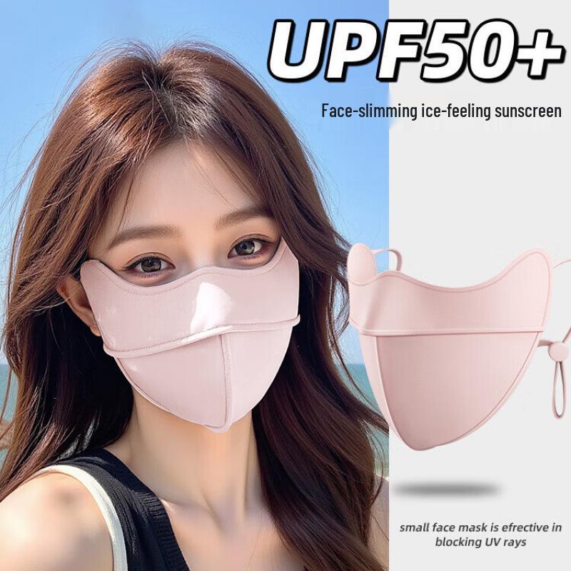 Women s Ice Silk Facekini: Full Face Sun & Neck Protection with Anti-UV Features for Cycling and Driving