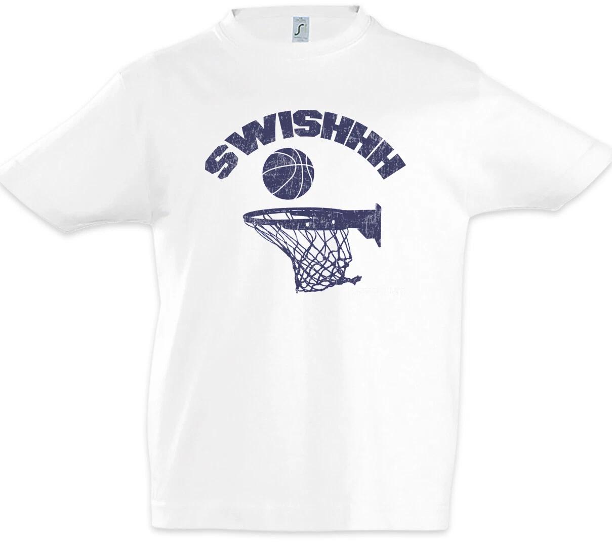 Swishhh Kids Boys T-Shirt Streetballcourt Streetball Center Basketball Fun 140