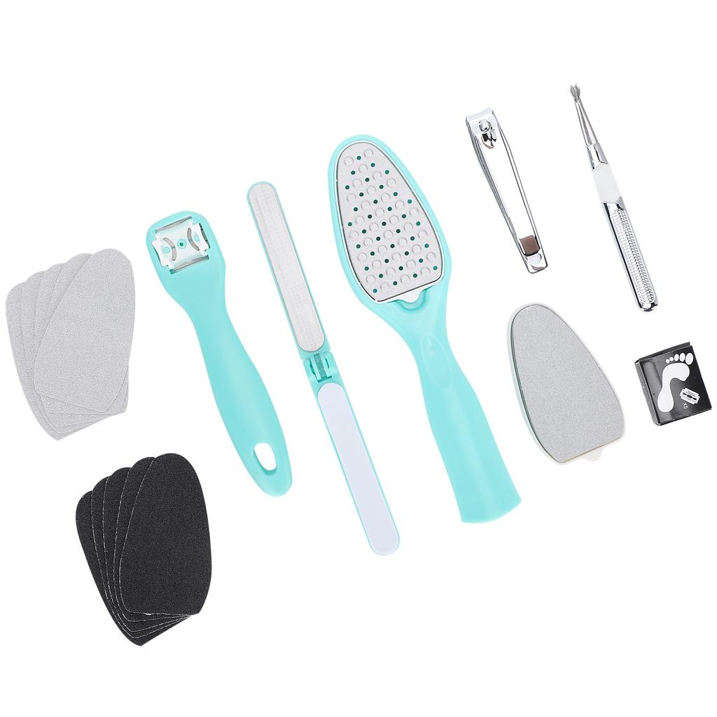 Foot File Set Callus Shaver Sandpaper Nail File Dead Skin Removal Pedicure Tool Set