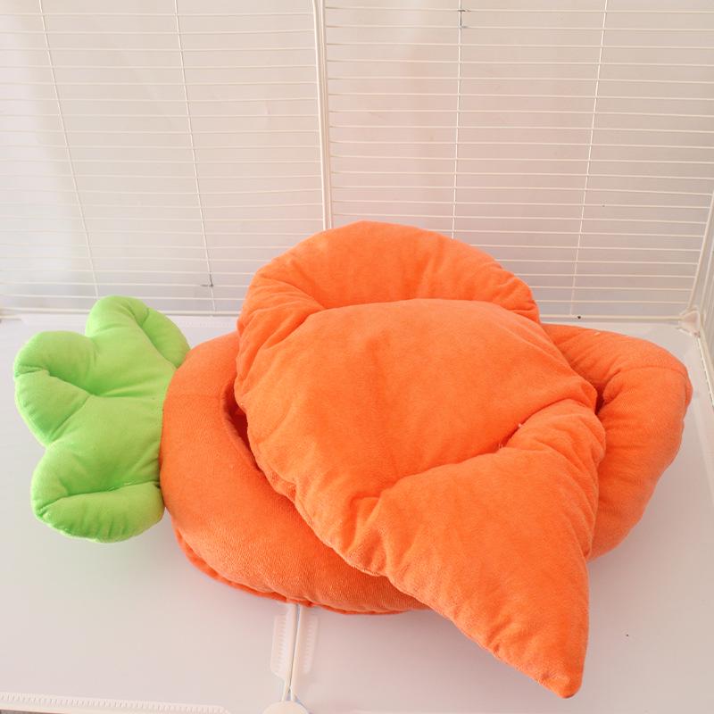 Autumn-Winter Warm Cartoon Pet Bed for Small Animals