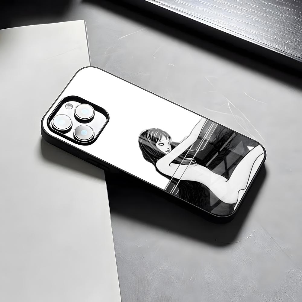 Anime T-Tomie Kawakami Phone Case For IPhone 17 Pro Max 15 Pro 16 14 Plus 12 13 Mini 11 Pro Shockproof Glass Cover