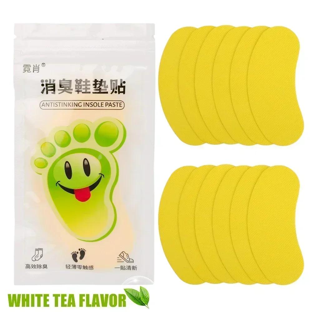 12pcs Shoes Deodorant Sticker Deodorant Foot Odor Deodorants Sneaker Smell Fresh Fruity Aroma Insole Sterilization Stickers