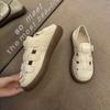 Women's Shoes Platform Round Toe Female Footwear Modis Casual Sneaker Loafers With Fur Dress 2025 Moccasin Summer Slip-on