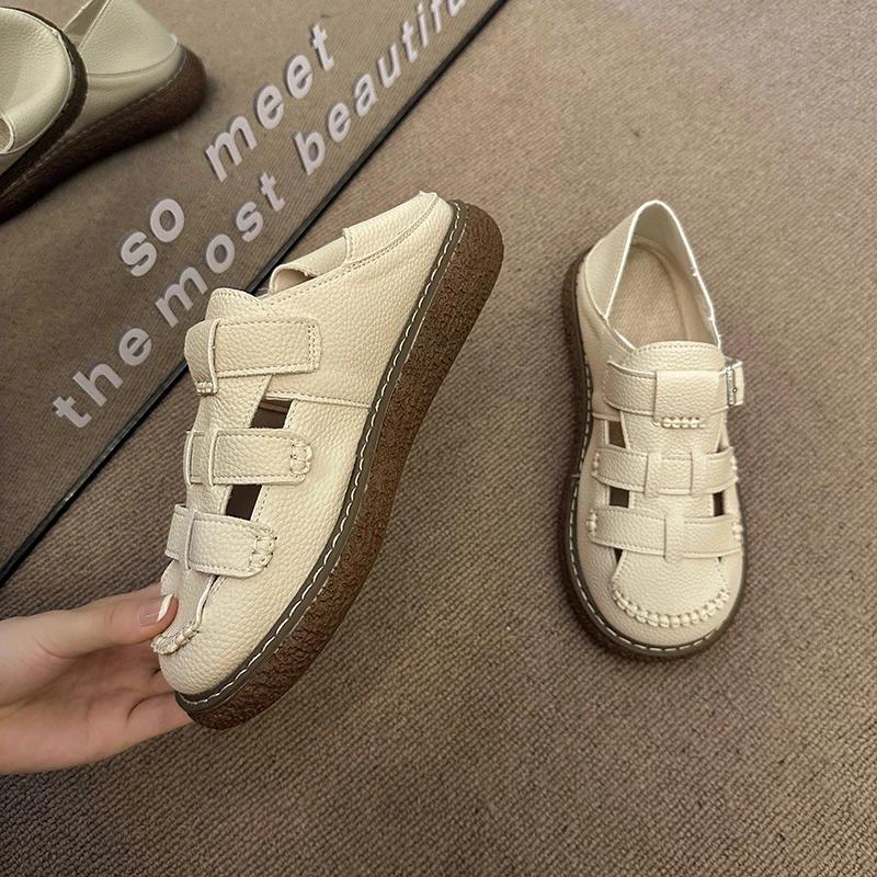 Women's Shoes Platform Round Toe Female Footwear Modis Casual Sneaker Loafers With Fur Dress 2025 Moccasin Summer Slip-on