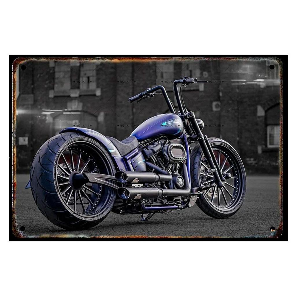 Plaque Metal Tin Signs Motorcycles Wall Decoration Vintage Art Posters Iron Painting for Man Cave Home Cafe Garage Club Bar