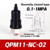 QPM11 Pneumatischer Luftdruckschalter Einstellbarer Automatischer Regler G1/8 G1/4 Anschluss für Pneumatische Geräte in der Lebensmittelverarbeitung