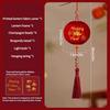 Year New Hanging Ornament Red Glowing Lanterns Chinese Mini Led Red Lantern Spring Festival Hanging Decoration