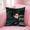 Anime Attack On Titan Levi Ackerman Cushion Cover Car Throw Pillow Case For Sofa Car Christmas Gift