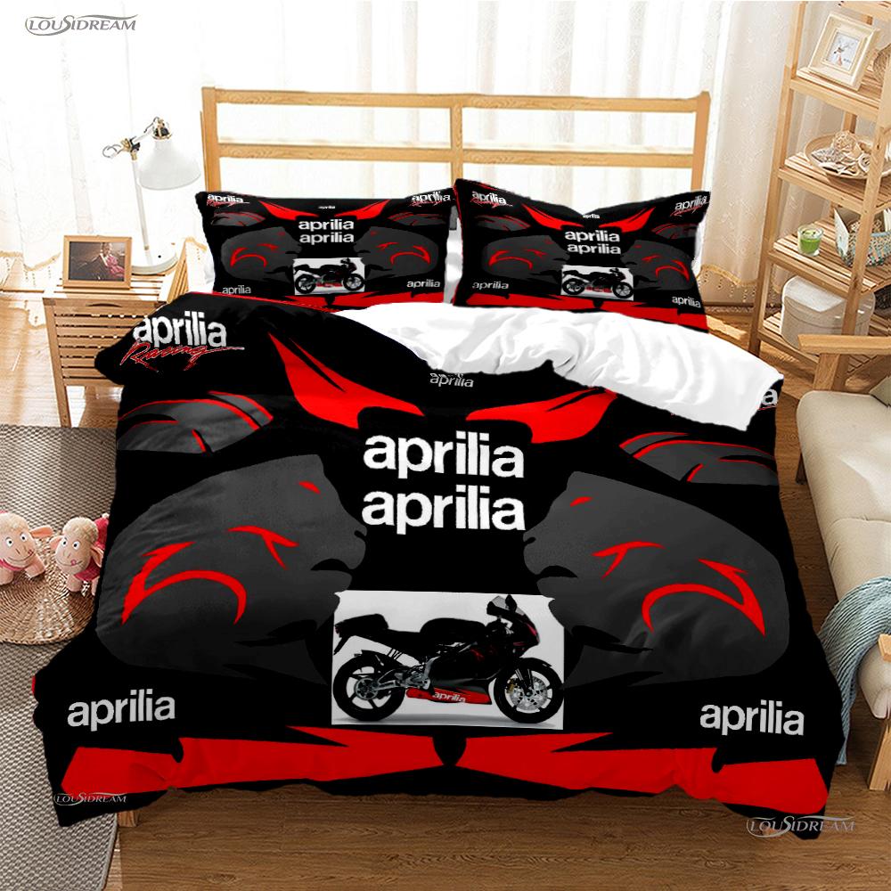 

A-Aprilia Moto Racing All Season Duvet Cover Comforter Bedding Sets Soft Quilt Cover And Pillowcases Single/Double/Queen/King EU SK(260*220cm)3pcs
