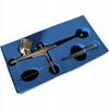 Rosfix Aerograf Malarski w Etui – Dysza 0,5mm | Metalowy Zbiornik 7ml | Podwójna Regulacja Natrysku