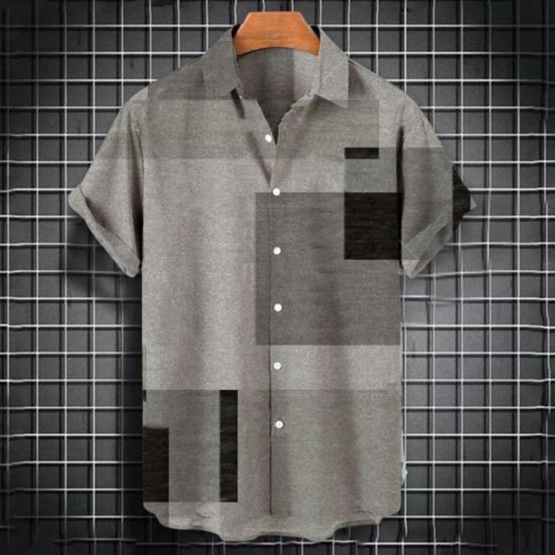 Men Summer Tops Fashion Lapel Quick Drying Men Summer Shirt Casual Men Summer Shirt Men Summer Tops Beachwear