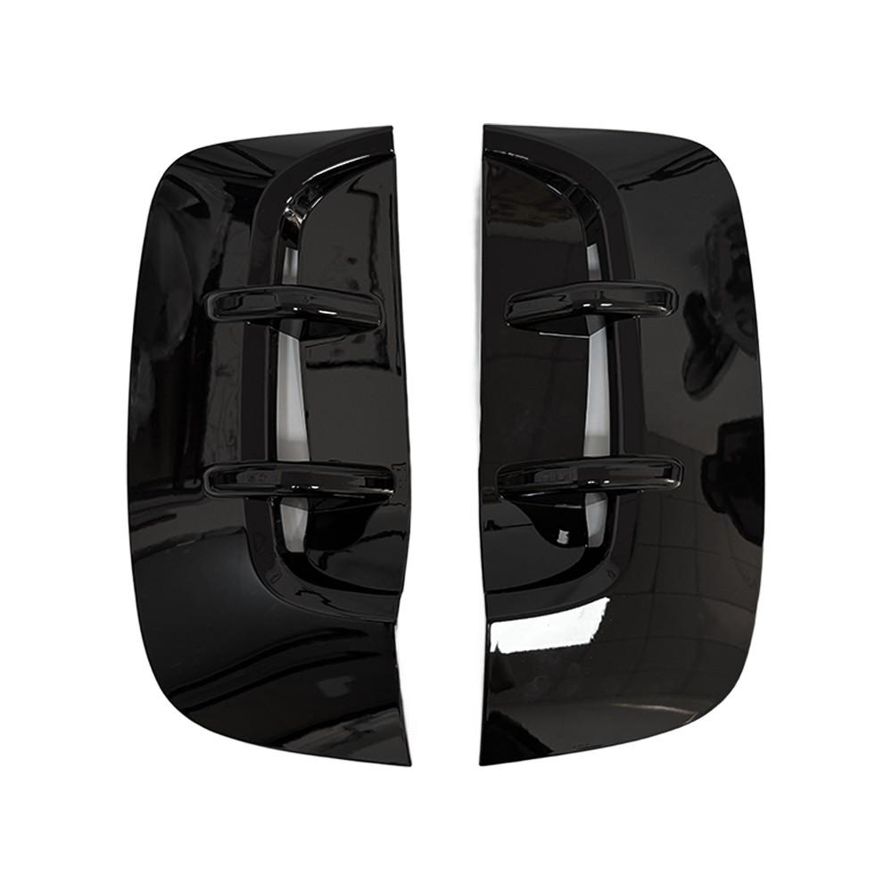 For KIA Stinger 2017- Car Front Door Fender Side Air Vent Cover Intake Trim Exterior Leaf Decoration ABS Accessories