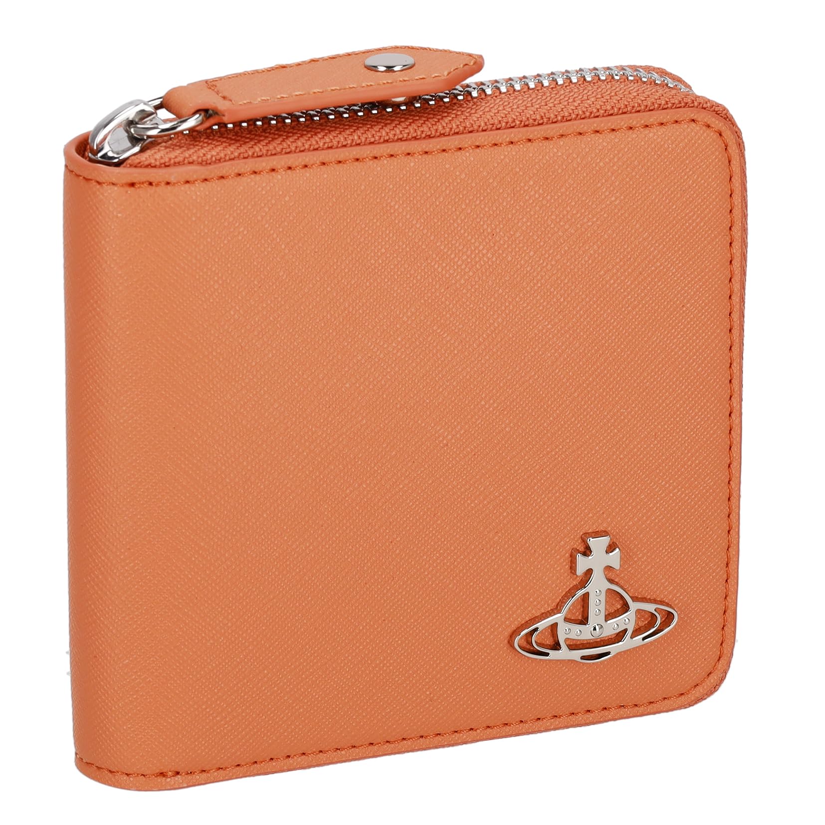 

Vivienne Westwood SAFFIANO BIOGREEN Bifold Wallet 51010043U ORANGE Women s [Used]