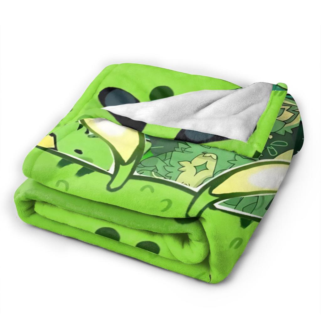 Gir Invader Zim Cartoon Blanket Warm Street Trend Plush Throw Blanket For Outdoor Decorative Flannel Bedspread Bed Cover