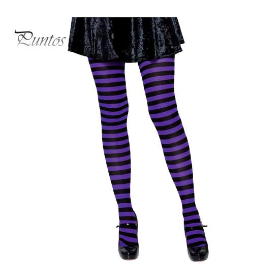 

Рождественские колготки с полосками, цветные, с высокой талией, в стиле ретро, яркие, нескользящие, обтягивающие, мини-платье для косплея, юбка, длинные носки фиолетовый