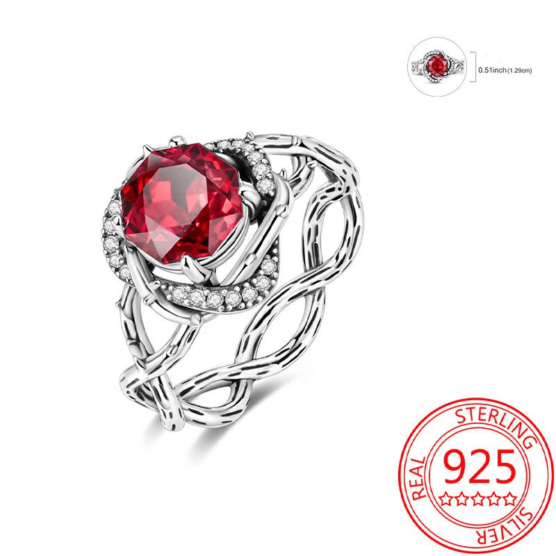 925 Silver Beautiful Stars and Moon Shining Sun Geometry Infinite Combination Ring Boutique Matching Gifts