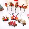 Christmas Decorations Santa Claus Antlers Hairpin Hairband Christmas Hairband Children's Christmas Gift
