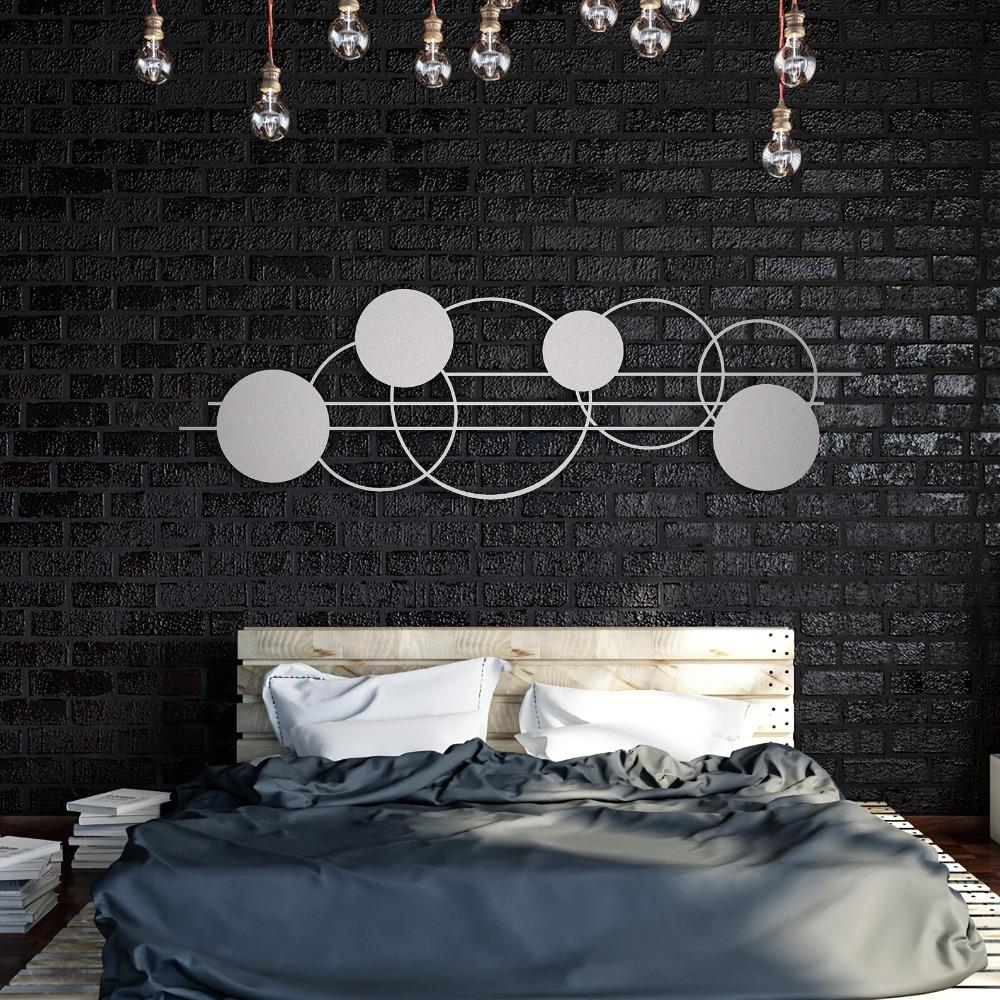 Geometric Metal Wall Art Large Circular Sculpture Home Decor Luxury Ornament Housewarming Birthday Gift