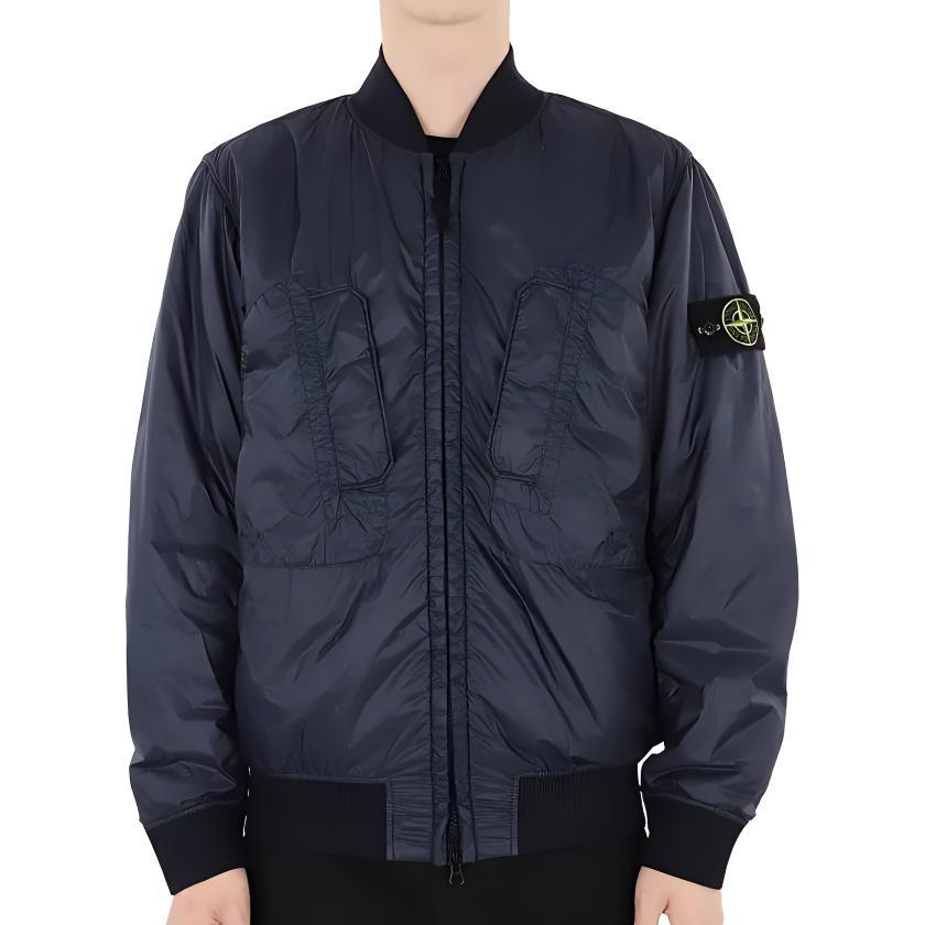 STONE ISLAND Giacca Uomo SS23 Blu Mezzanotte 781542125-V0020