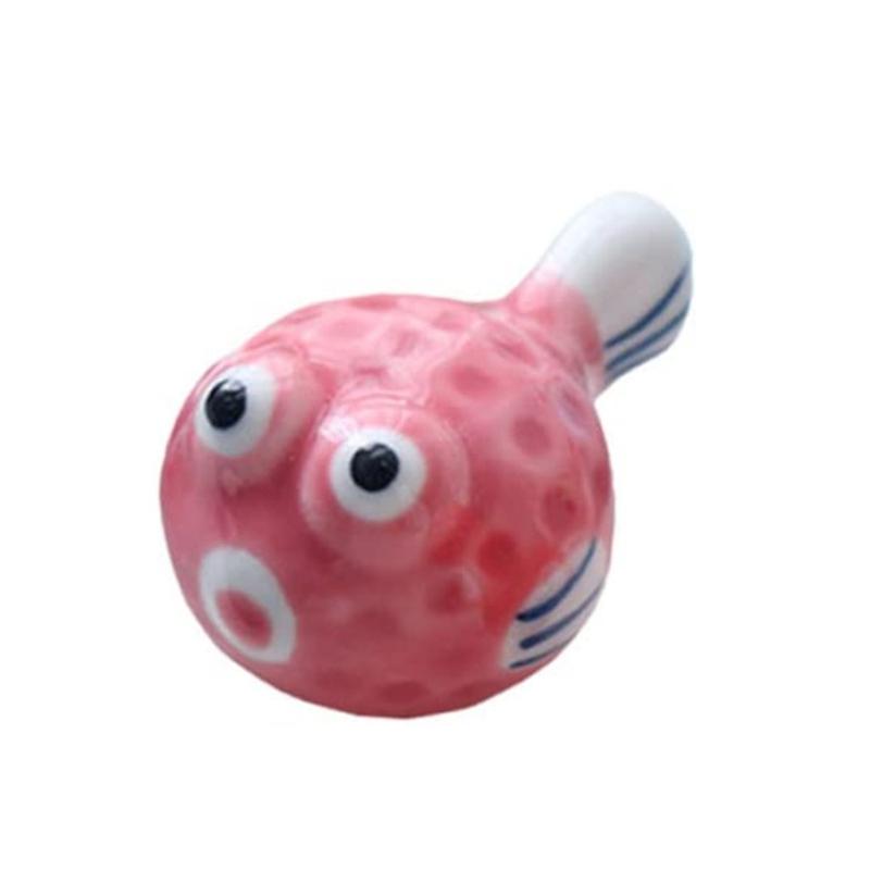 

Подставка для ложки в виде рыбы-собаки, украшение для стола, подставка для палочек для еды, керамический материал розовый