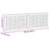 Bed Headboard Natural Solid Teak Wood
