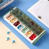 New Weekly Portable Premuim Pill Box Cases Organizer 2 Times A Day 14 Grids Storage for Medicine Vitamin Supplements Fish Oils