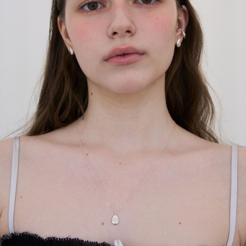 STILL INSTANT Rose with Dew - Necklace 02