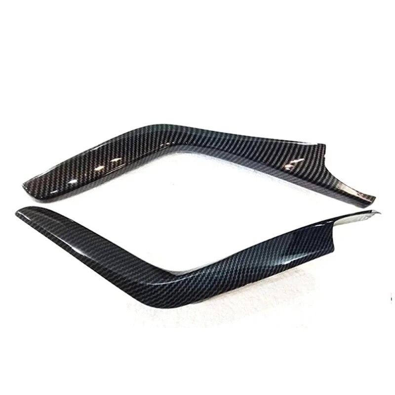ABS Plastic Car Interior Gear Shift Panel Strips Trim Sticker for Honda Civic 2016-2021 Carbon Fiber Look Accessories
