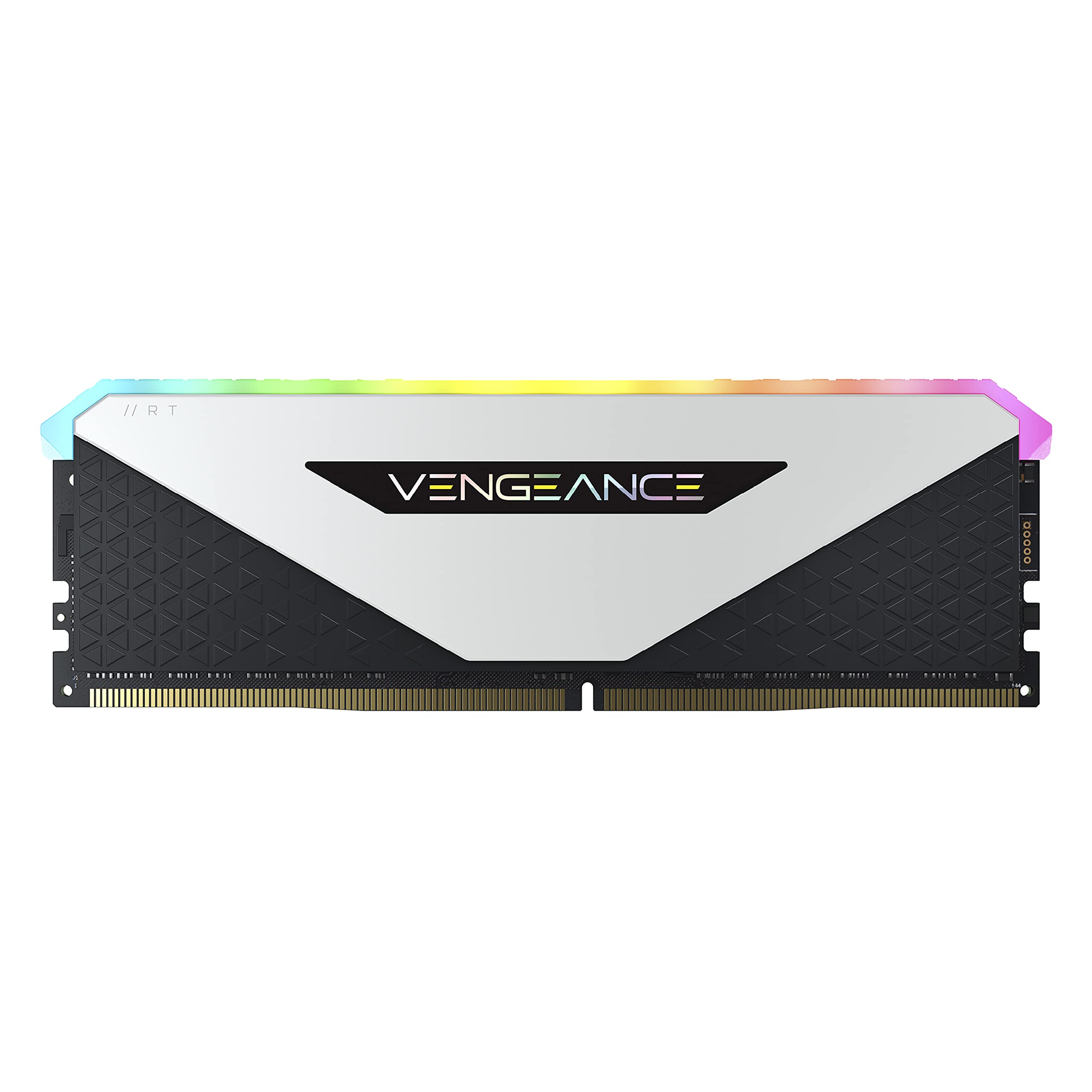 

CORSAIR 3200MHz CL16 Desktop PC Memory VENGEANCE RGB RT White 64GB x CMN64GX4M2Z3200C16W new model optimized for DDR4-64GB [32GB 2] (2021 AMD) білий