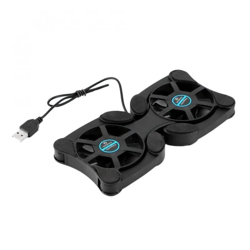 USB Mini Laptop Fan Stand Laptop Foldable Fan Cooler Laptop Cooler Master Laptop Protective Pad Non-Slip Stand Accessories
