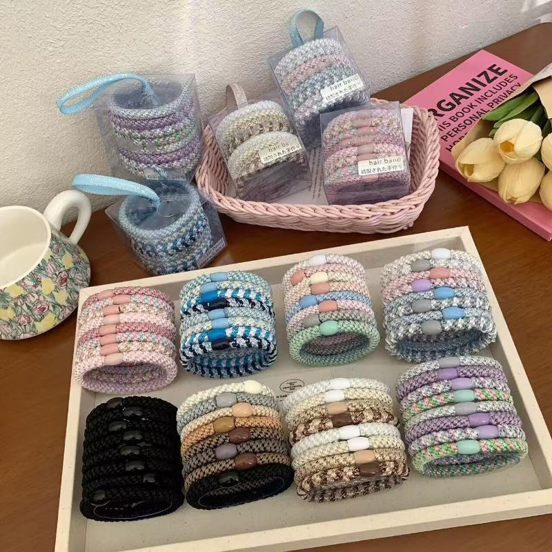 8/15Pcs Football Star'S Style Braided Hair Ties For Maintain Your Hairstyle During Exercise High Quality Female Hair Accessories